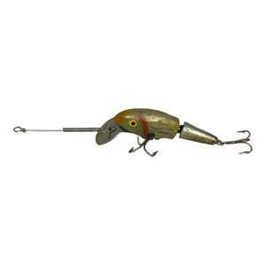 Vintage Articulated Jointed Divided Cisco Kid Fishing Lure 4.25” Minnow Retro